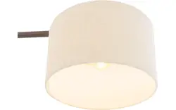 Goossens vloerlamp malmo bruin metaal - 8252127-{merk}-malmo-naar-boven-en-beneden-e27-max-18-watt-01